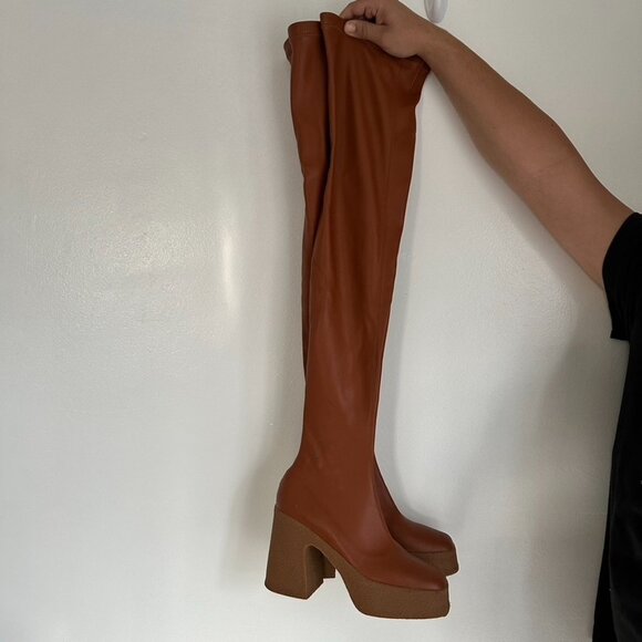 Stella McCartney Above The Knee Boots Size 41 - Picture 2 of 14